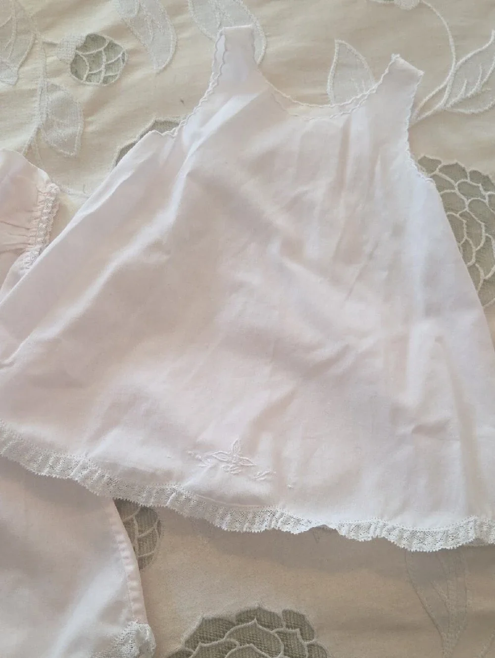 Light Pink Cotton Baby Dress Set